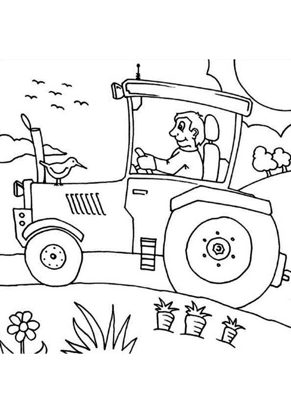 farm tractor coloring pages printable jpg