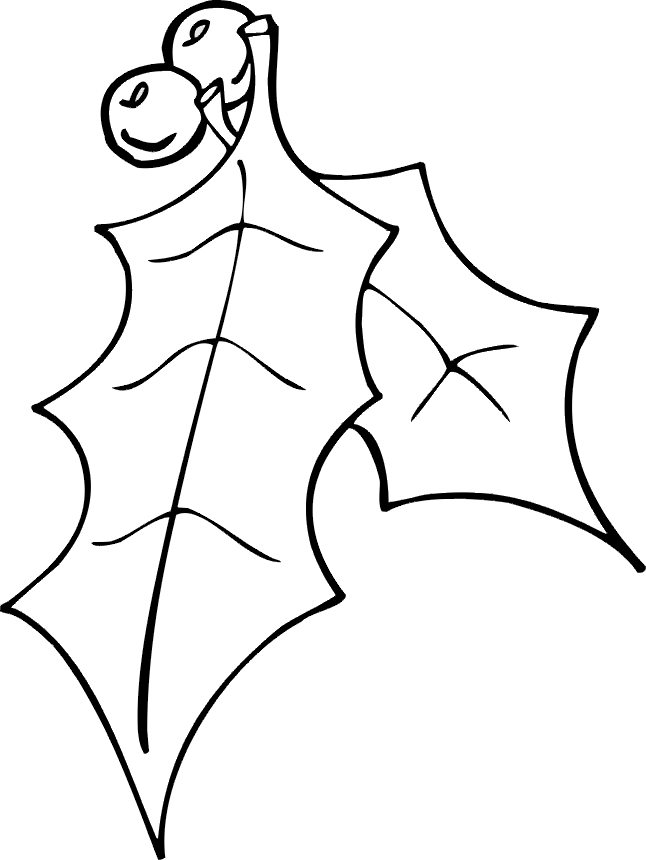 festive holly coloring pages printable jpg