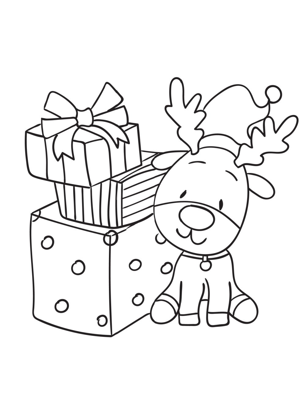 Free Santa Coloring Pages Printable Cheer 18