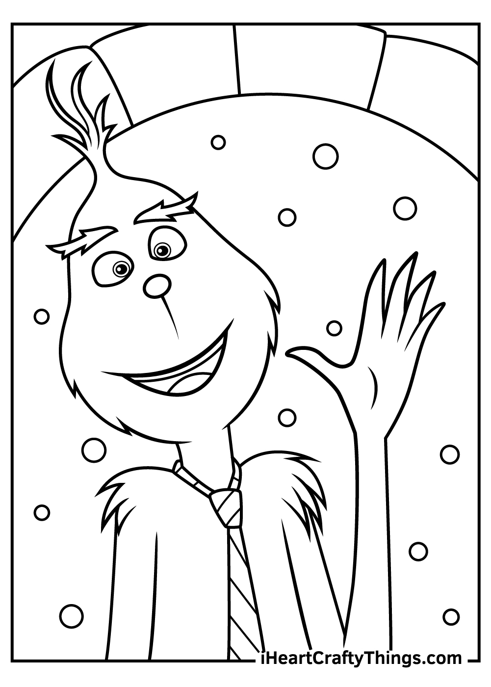 Grinch Coloring Pages Printable Cheer 29