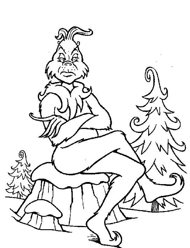 Grinch Coloring Pages Printable Cheer 31