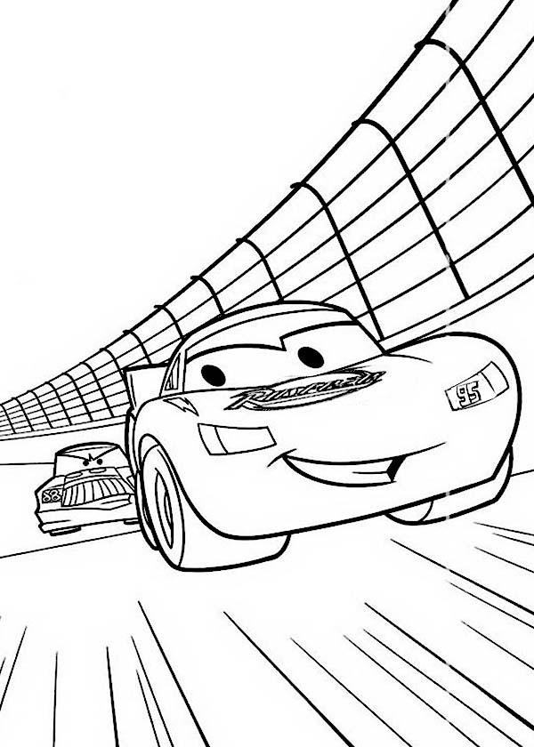 Lightning McQueen Coloring Pages Printable Speed 1