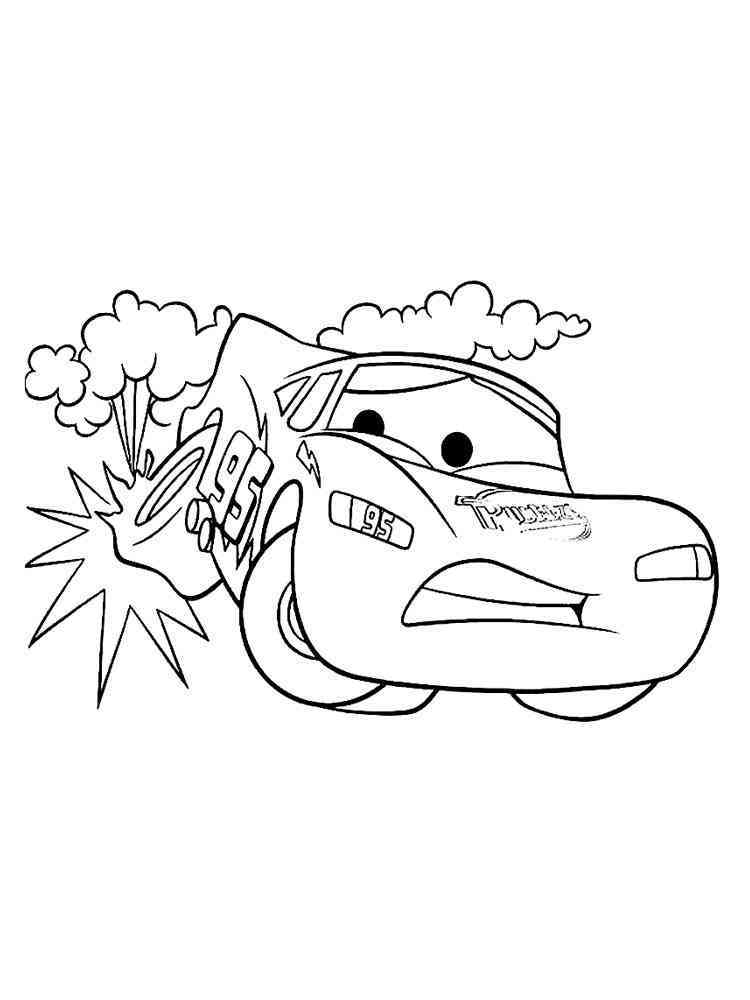 Lightning McQueen Coloring Pages Printable Speed 13