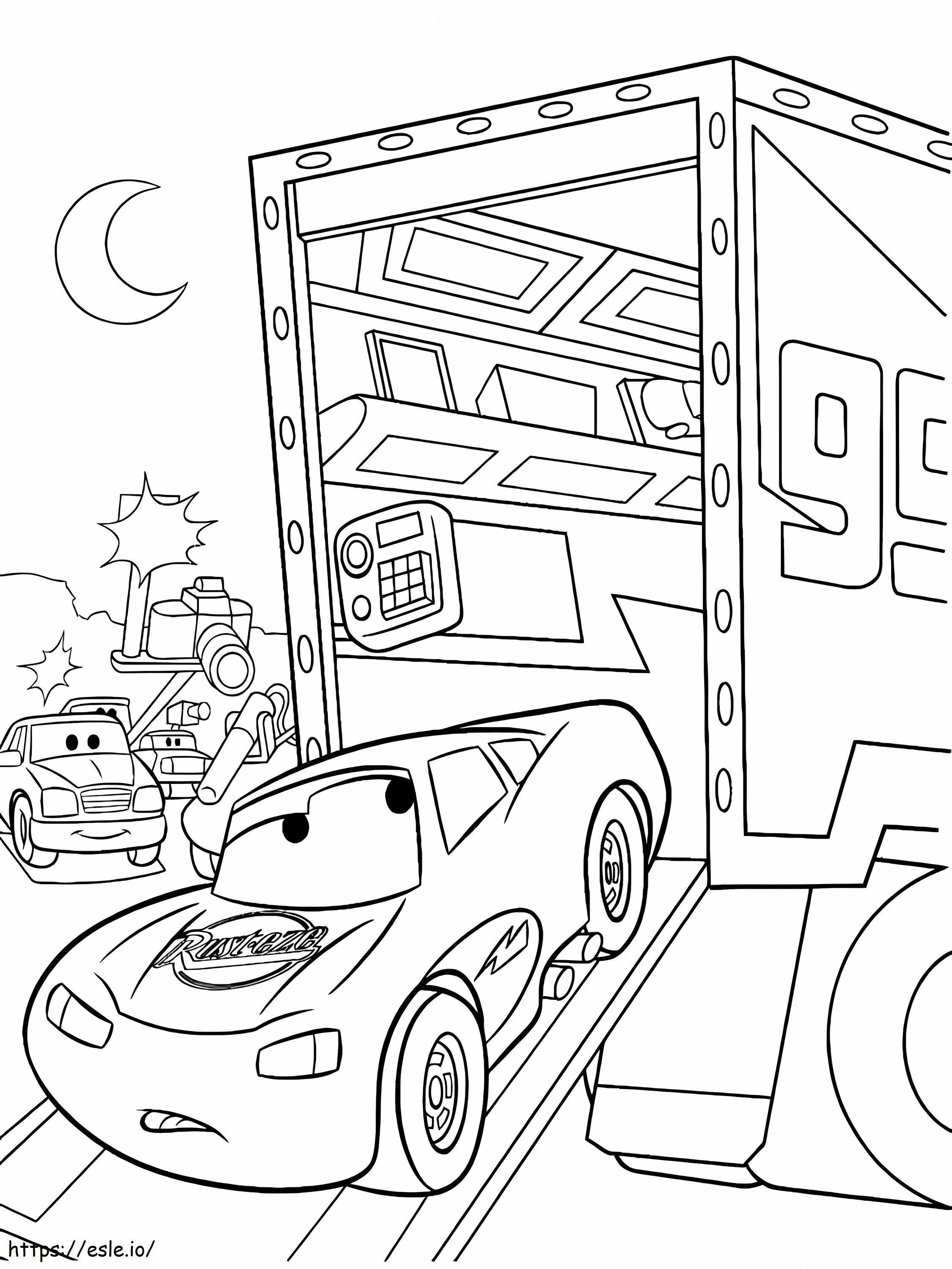 Lightning McQueen Coloring Pages Printable Speed 19