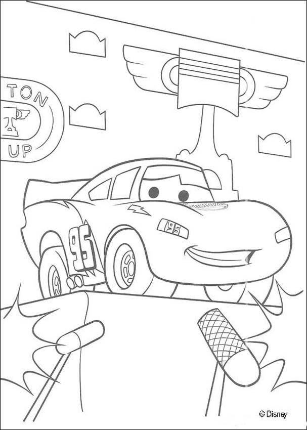 Lightning McQueen Coloring Pages Printable Speed 35