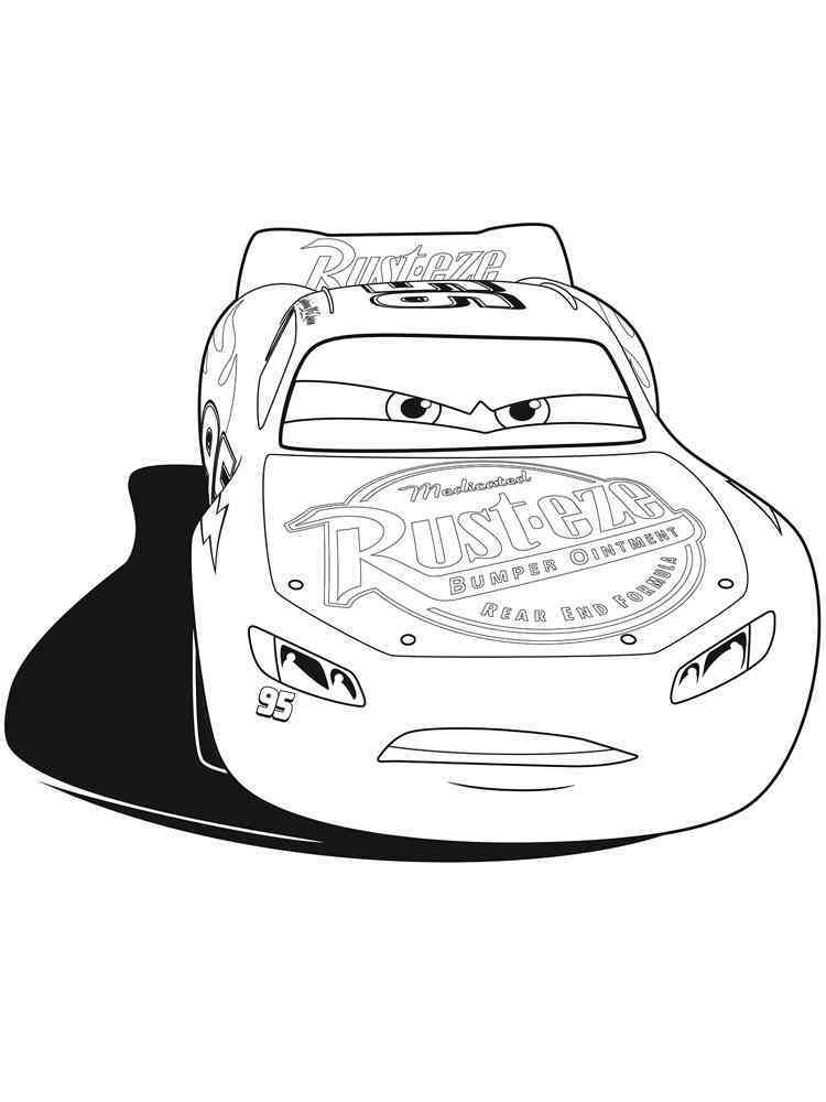 Lightning McQueen Coloring Pages Printable Speed 5