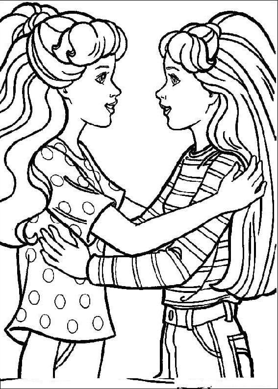 Loving Holding Hands Coloring Pages Printable 11