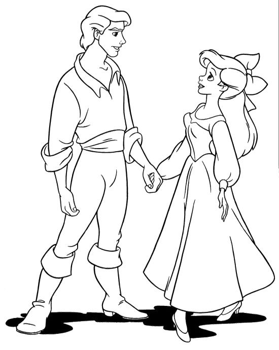 Loving Holding Hands Coloring Pages Printable 12