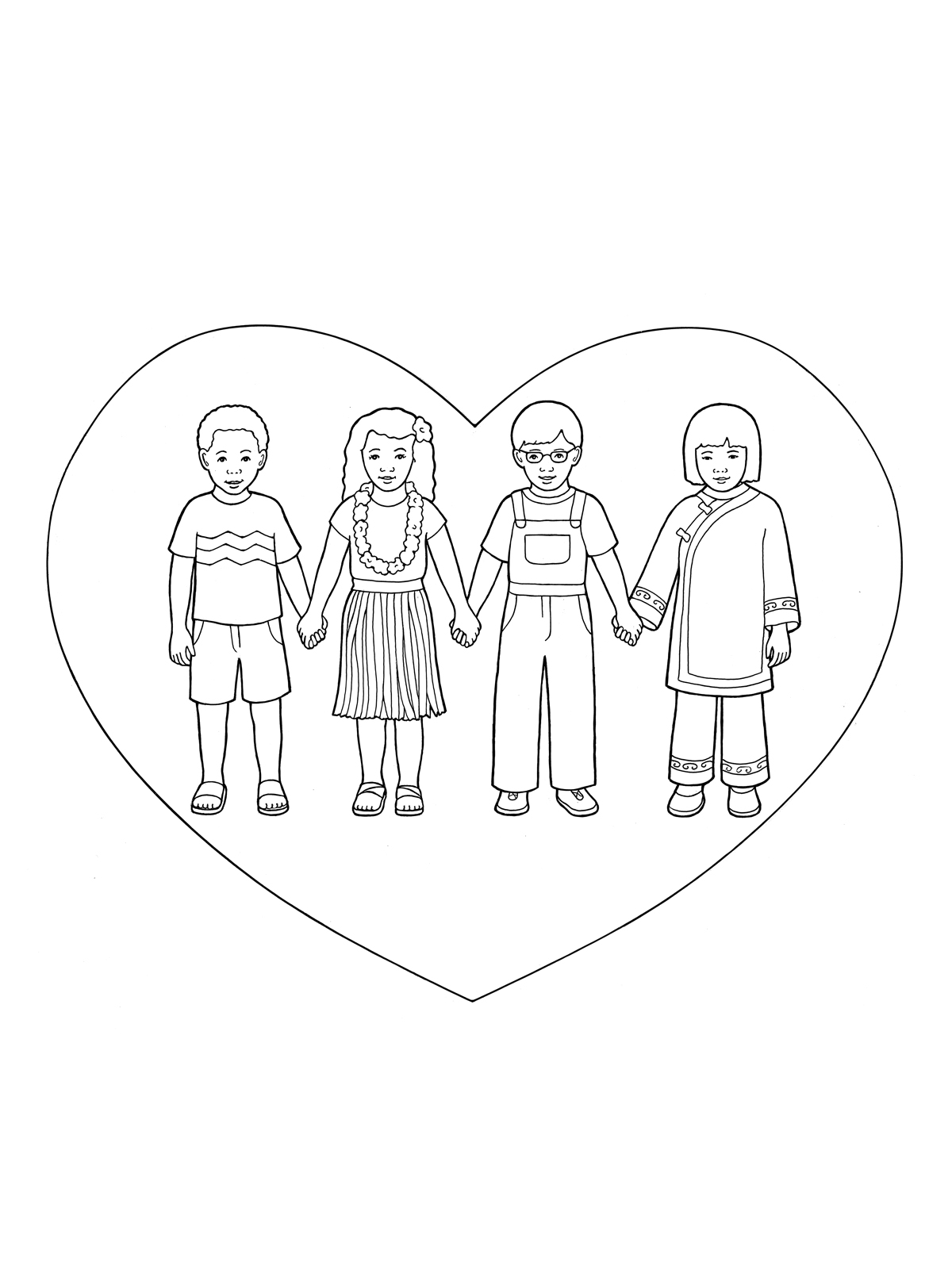 loving holding hands coloring pages printable jpg