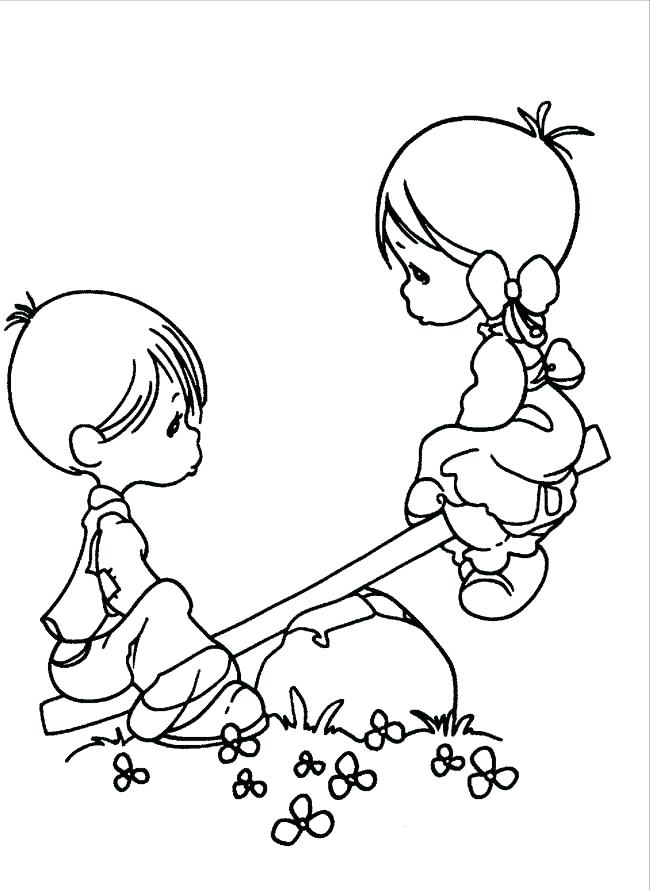 Loving Holding Hands Coloring Pages Printable 27