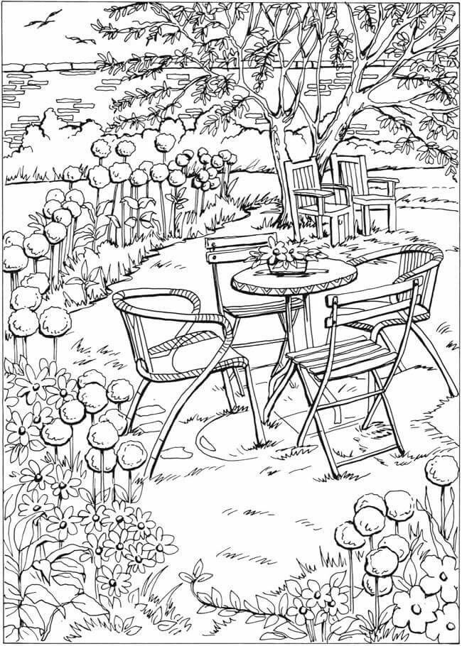 Tranquil Branches Coloring Pages Printable 35