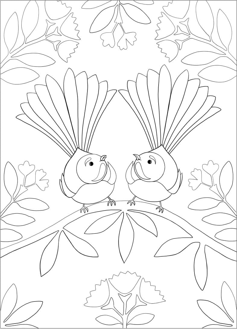 Tranquil Branches Coloring Pages Printable 9