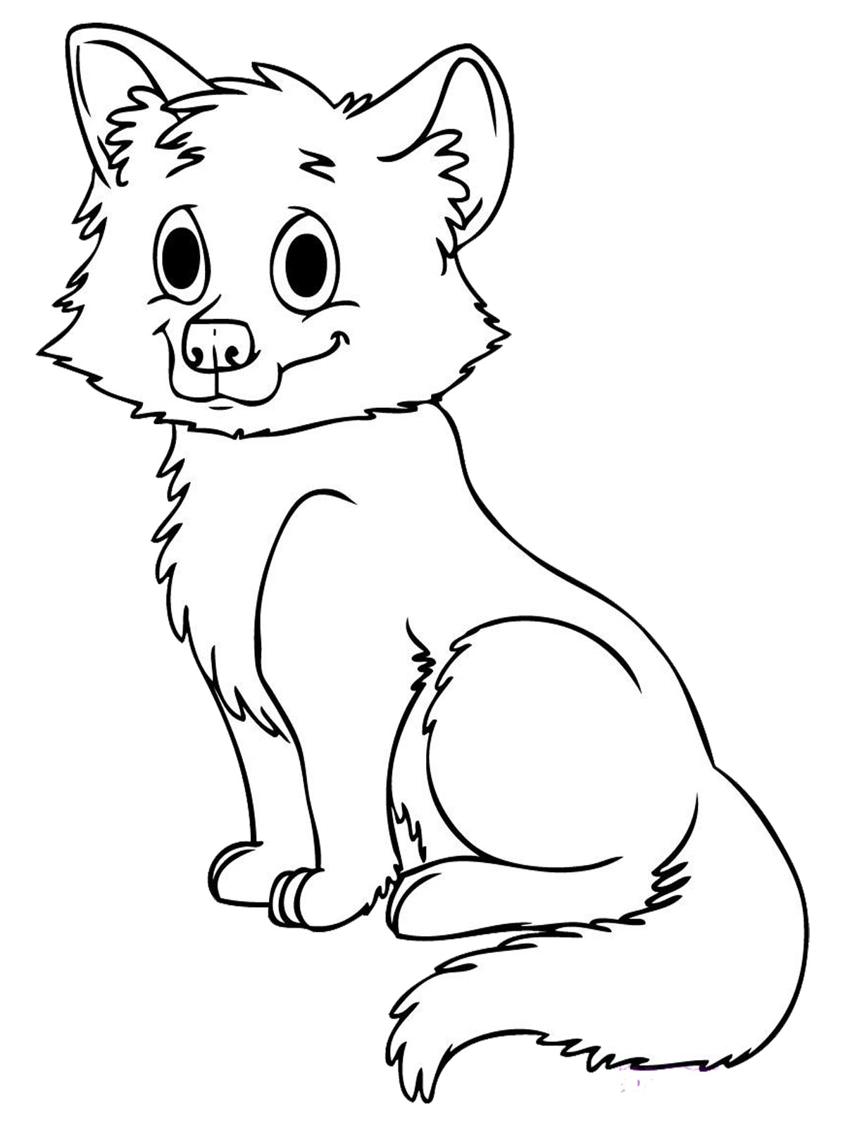 30 Adorable Foxes Coloring Pages Printable 11