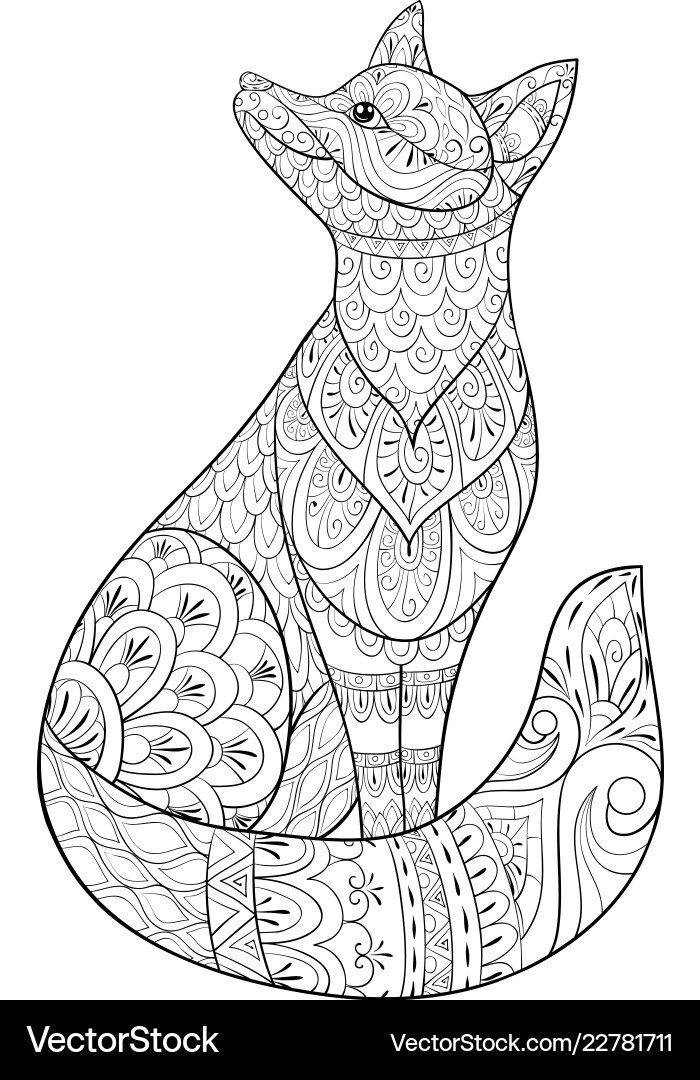 30 Adorable Foxes Coloring Pages Printable 31