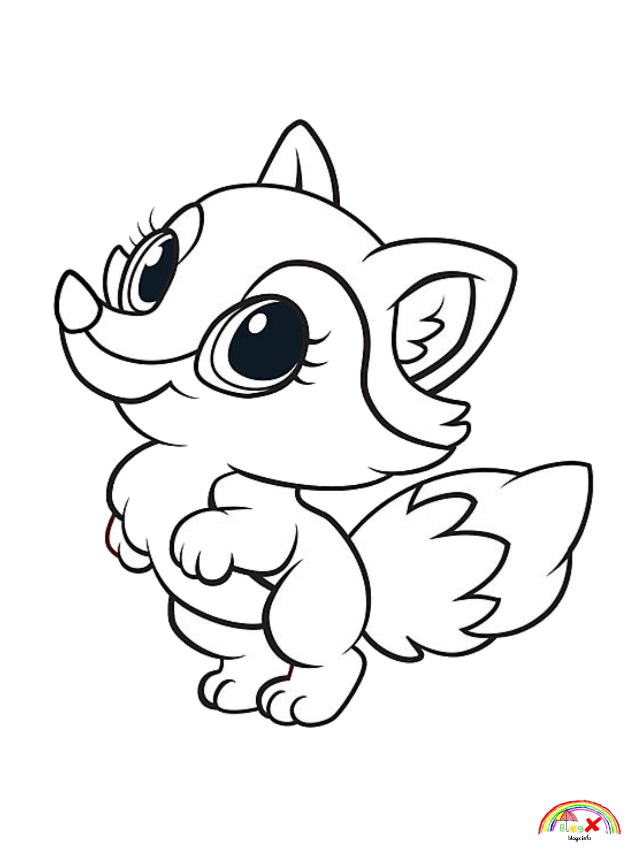 30 Adorable Foxes Coloring Pages Printable 32