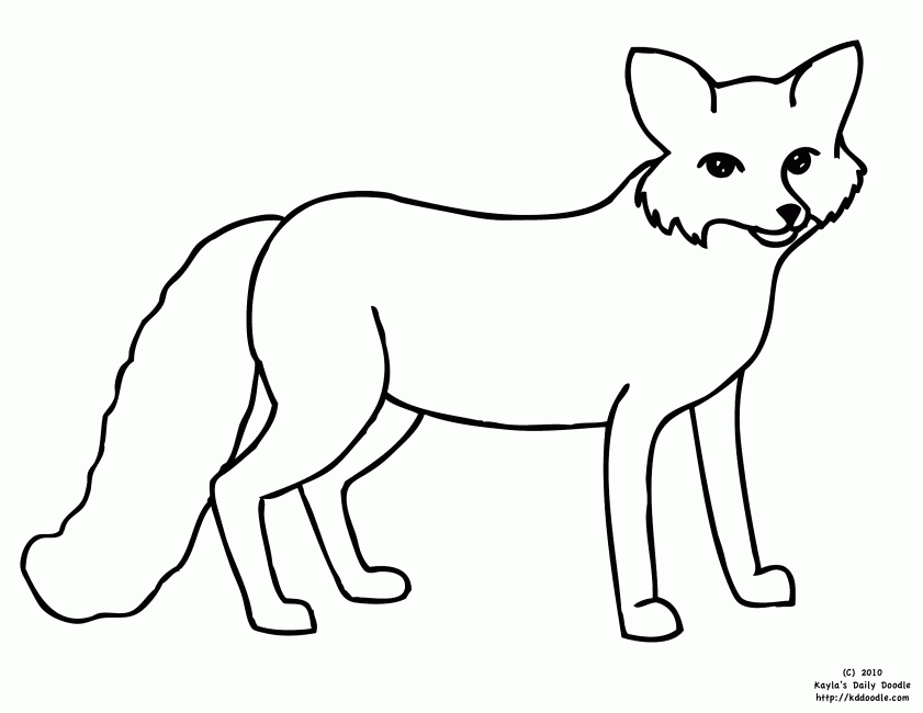 30 Adorable Foxes Coloring Pages Printable 34