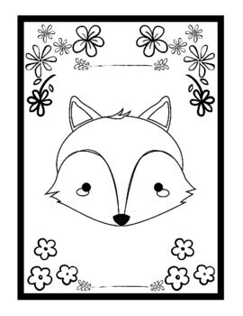 30 Adorable Foxes Coloring Pages Printable 35