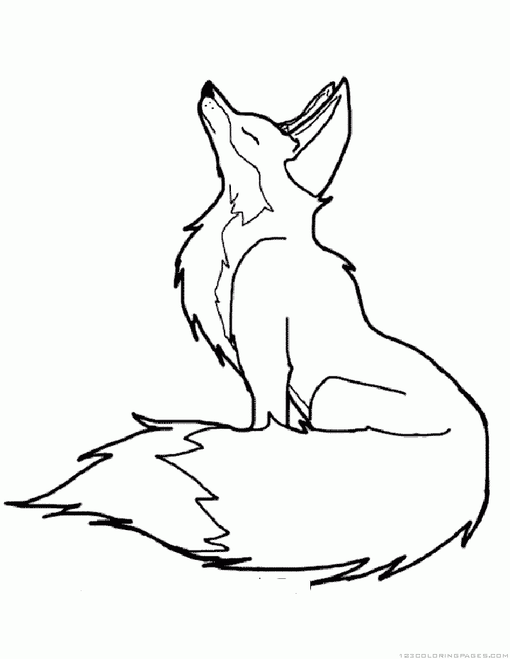 30 Adorable Foxes Coloring Pages Printable 5