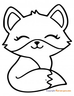 30 Adorable Foxes Coloring Pages Printable 6