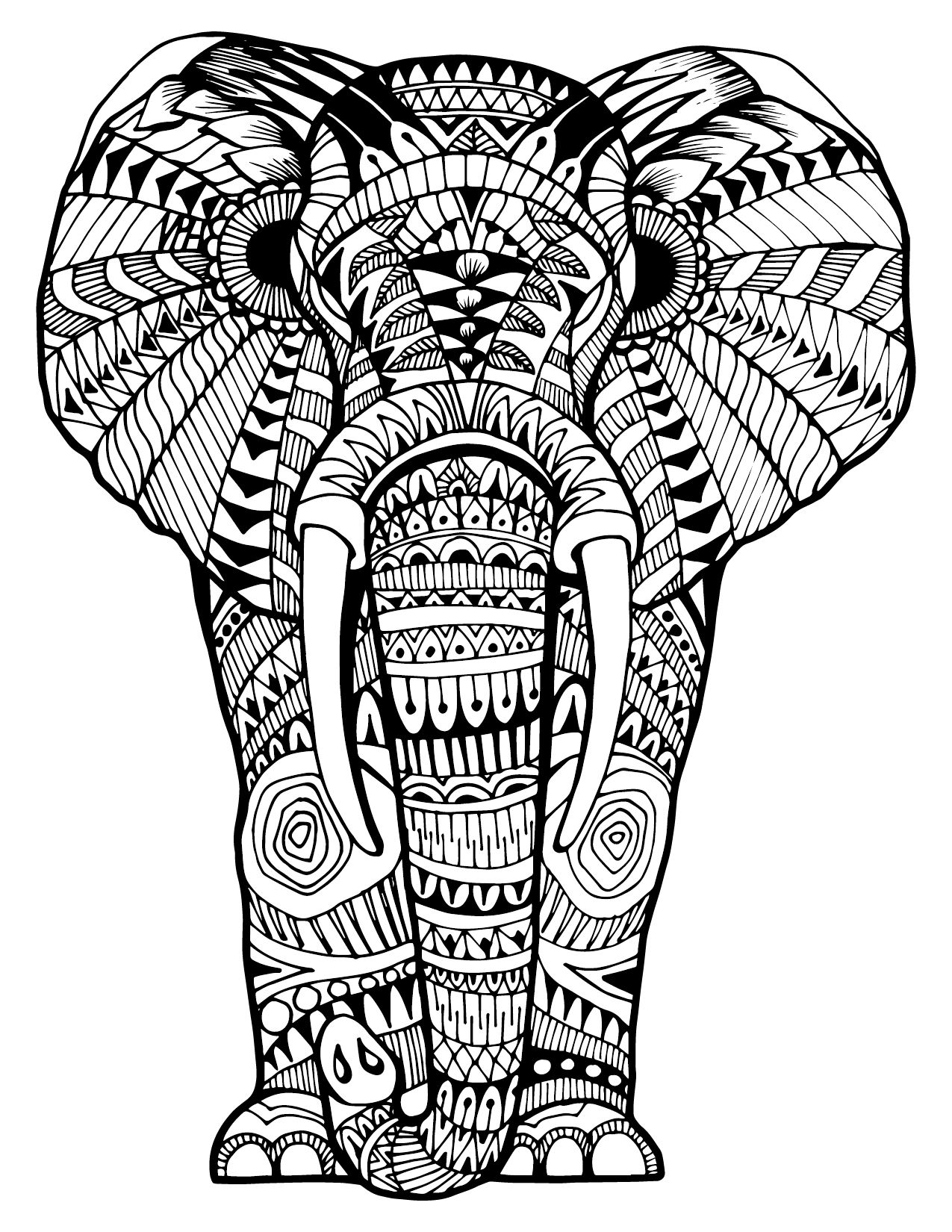 30 Animal Mandala Coloring Pages Printable 15