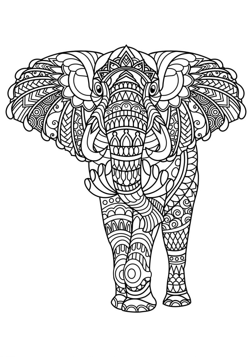 30 Animal Mandala Coloring Pages Printable 19