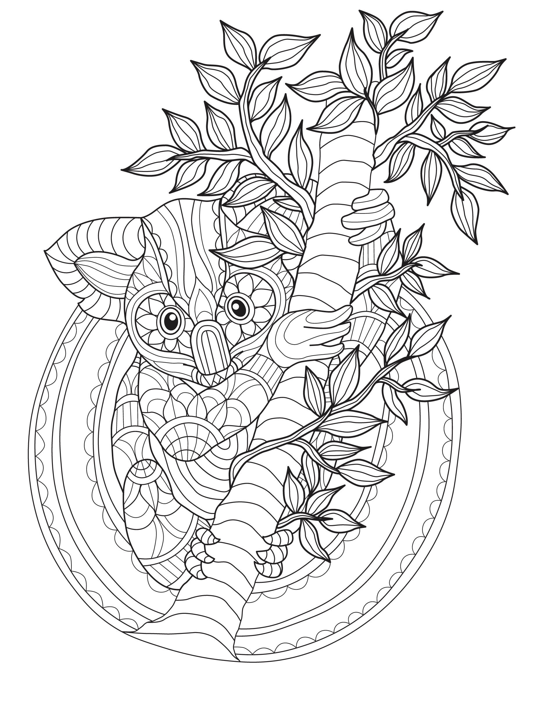 30 Animal Mandala Coloring Pages Printable 2