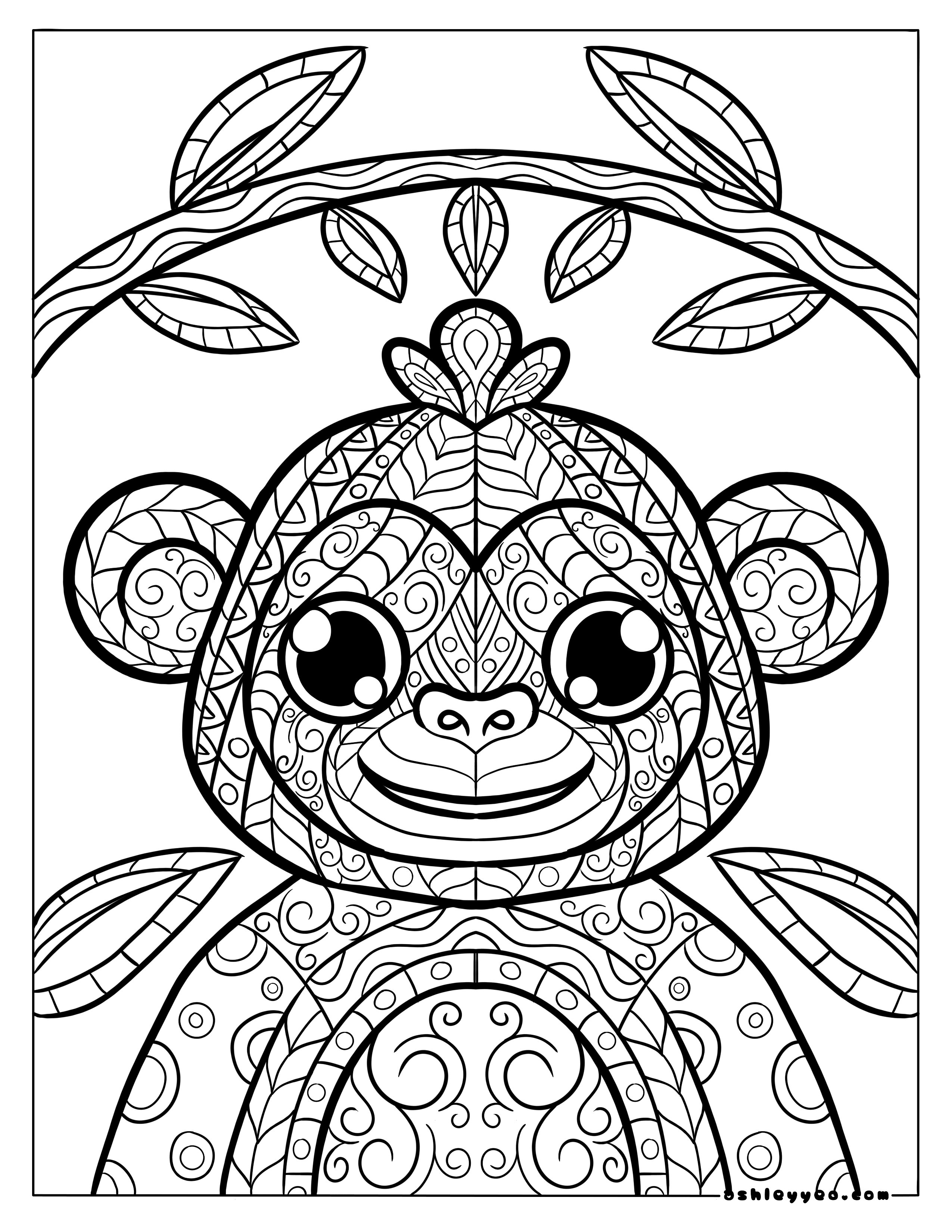 30 Animal Mandala Coloring Pages Printable 30