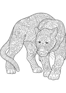 30 Animal Mandala Coloring Pages Printable 8