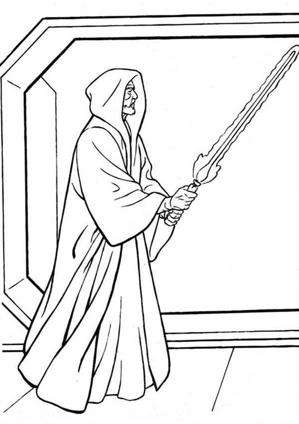 30 Epic Lightsaber Duel Coloring Pages Printable 2