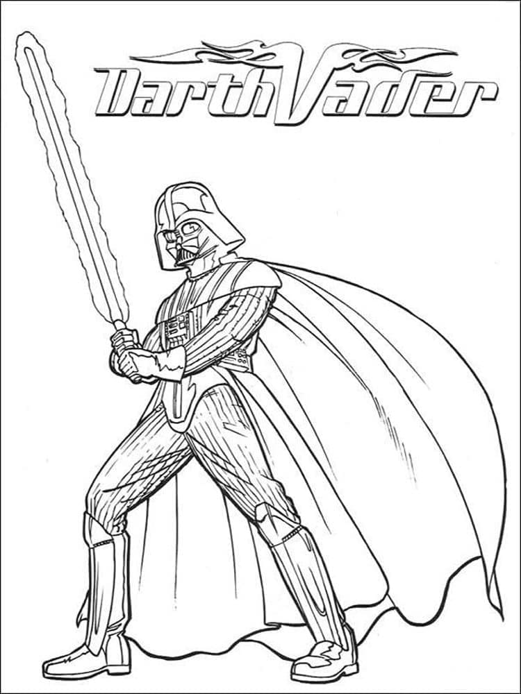 30 Epic Lightsaber Duel Coloring Pages Printable 21