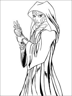 30 Epic Lightsaber Duel Coloring Pages Printable 25