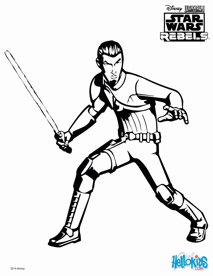 30 Epic Lightsaber Duel Coloring Pages Printable 7