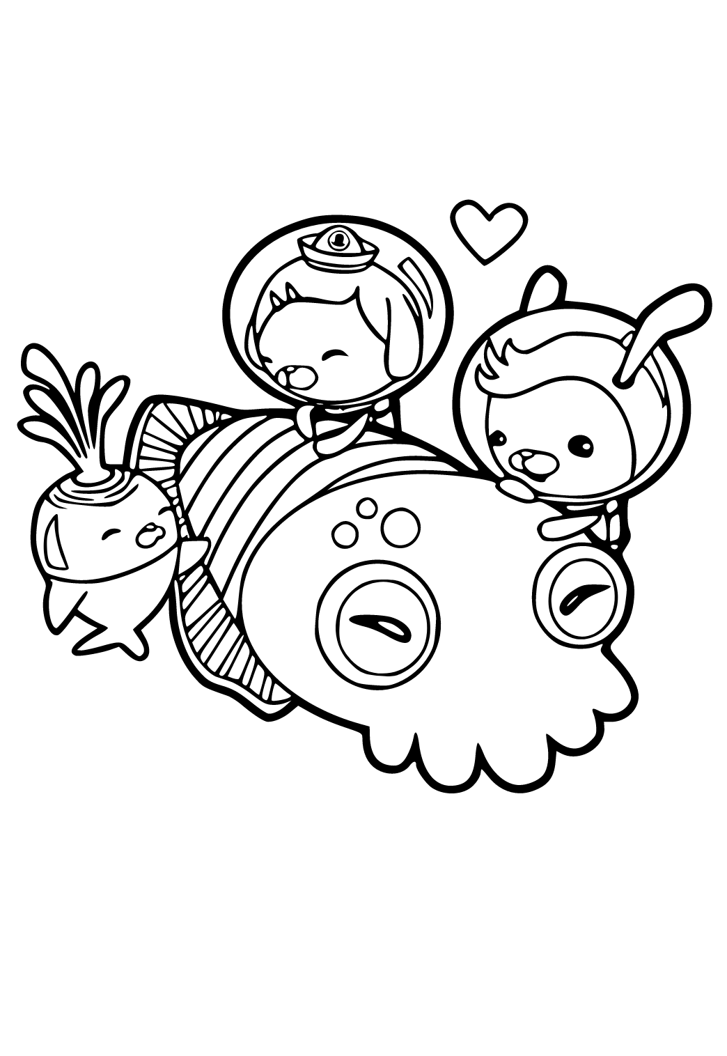 30 Exciting Octonauts Coloring Pages Printable 30