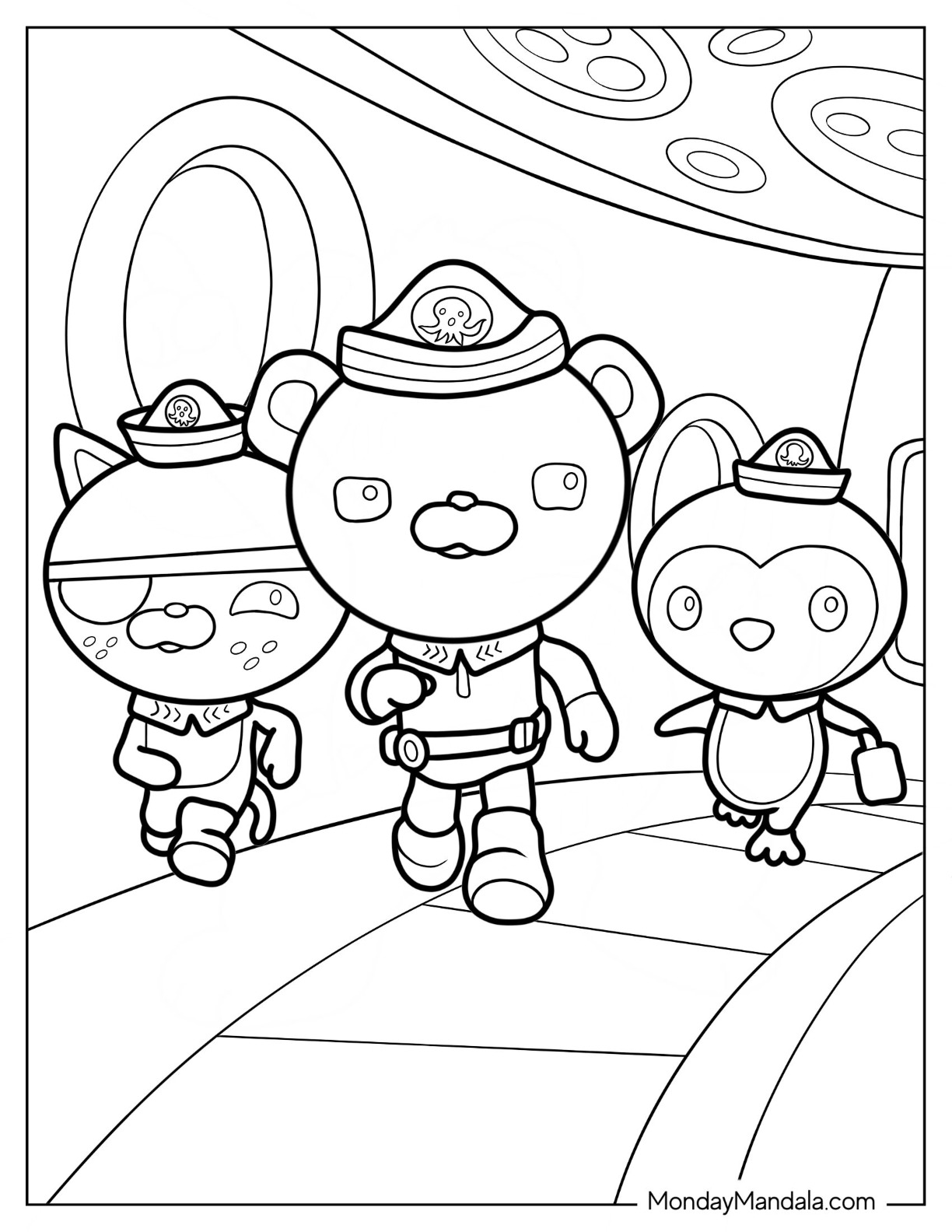 exciting octonauts coloring pages printable jpg