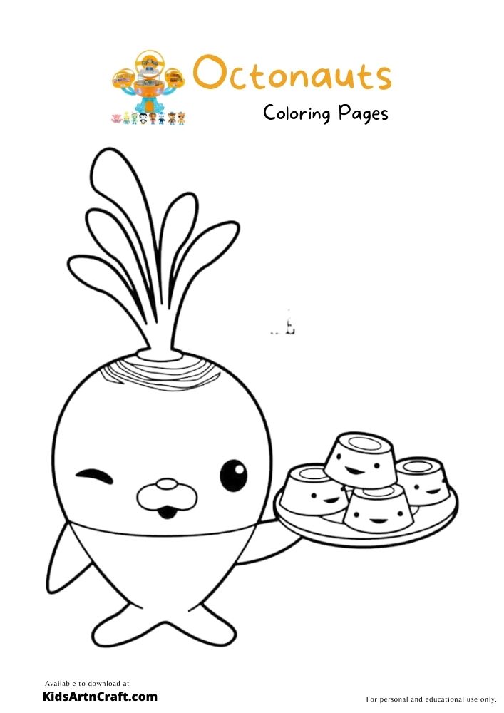 30 Exciting Octonauts Coloring Pages Printable 4