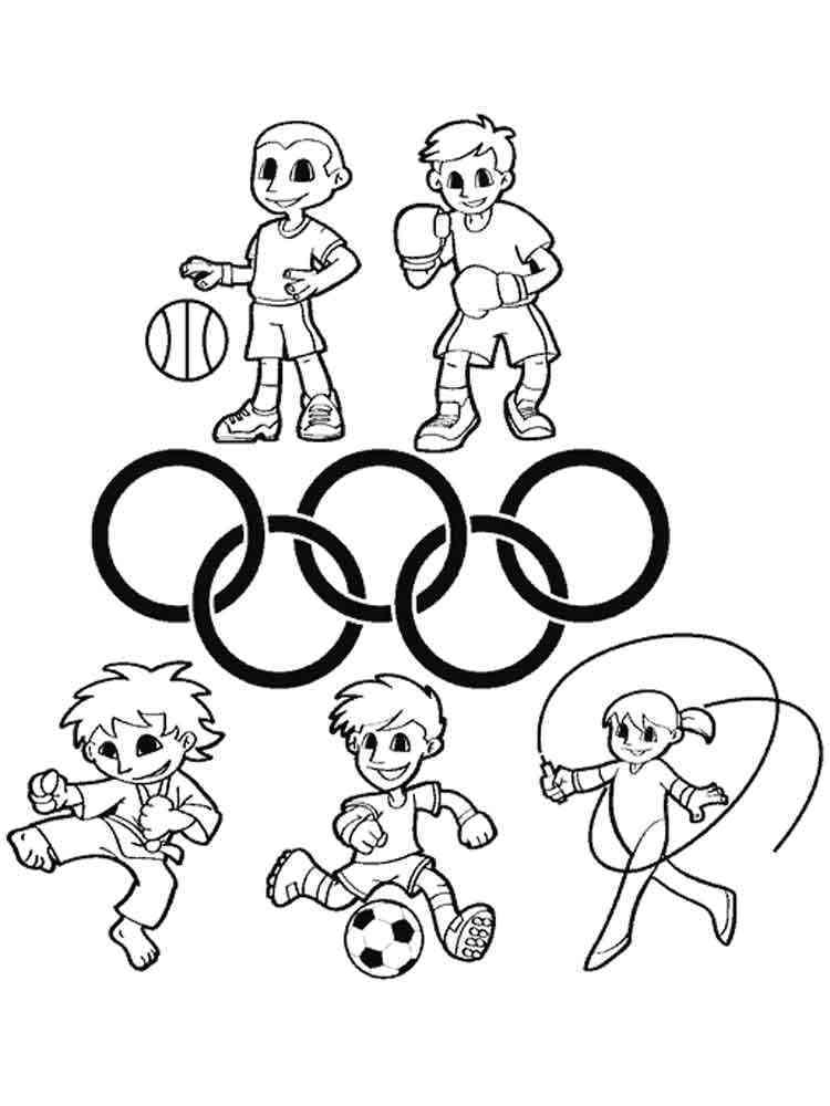 30 Historic Olympic Games Coloring Pages Printable 8