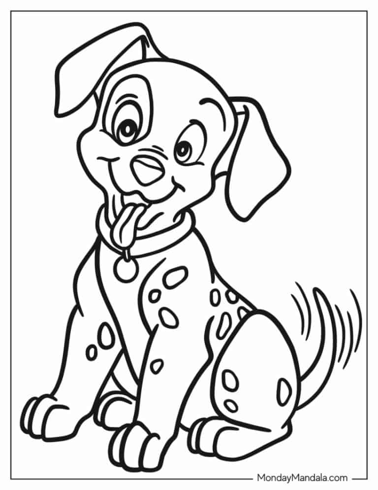 31 101 Dalmations Coloring Pages Printable 11