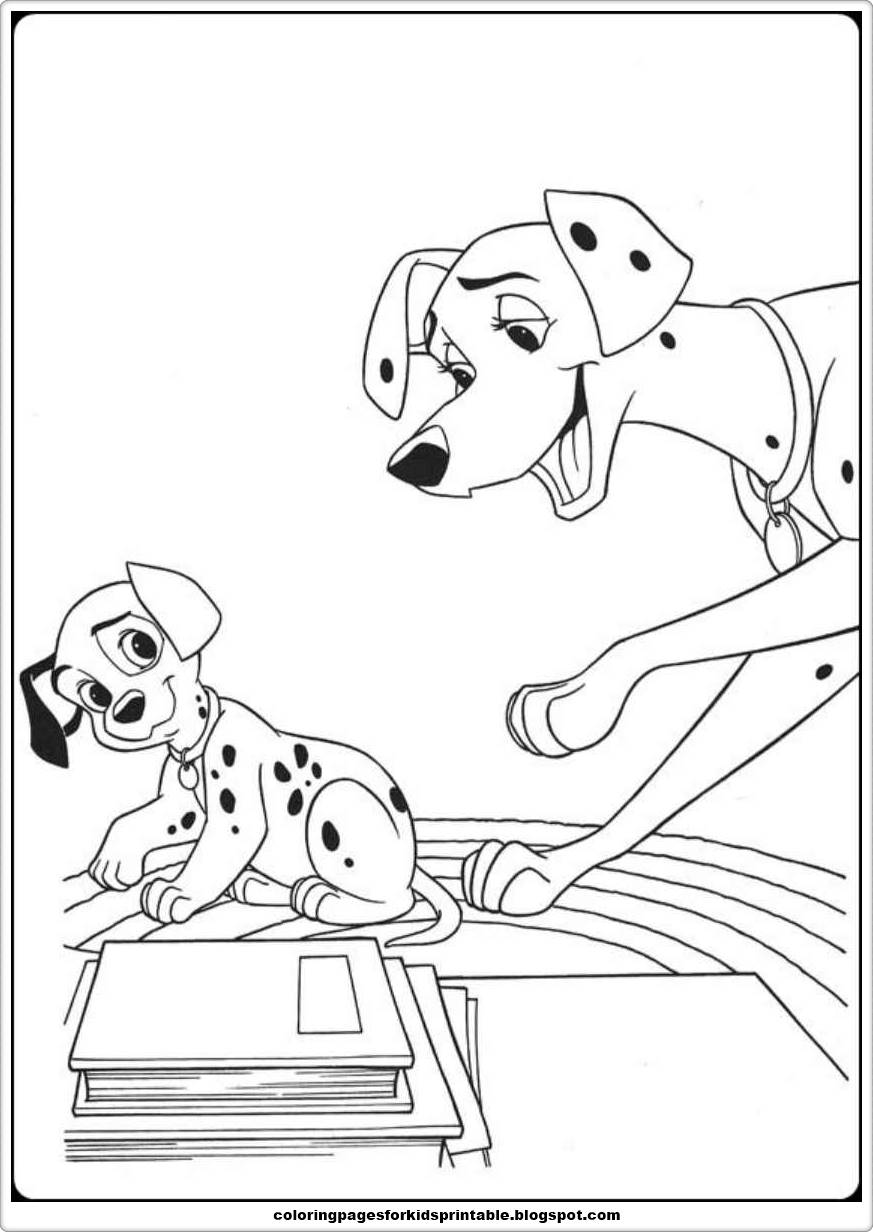 dalmations coloring pages printable jpg