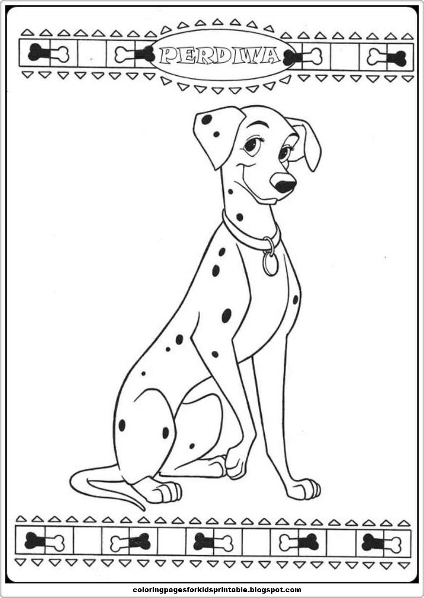 dalmations coloring pages printable jpg