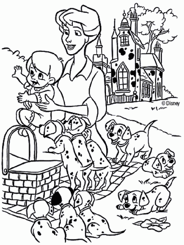 dalmations coloring pages printable jpg