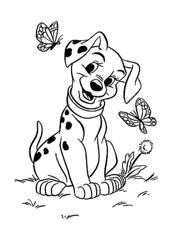 31 101 Dalmations Coloring Pages Printable 5