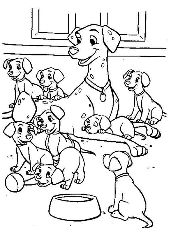 31 101 Dalmations Coloring Pages Printable 6