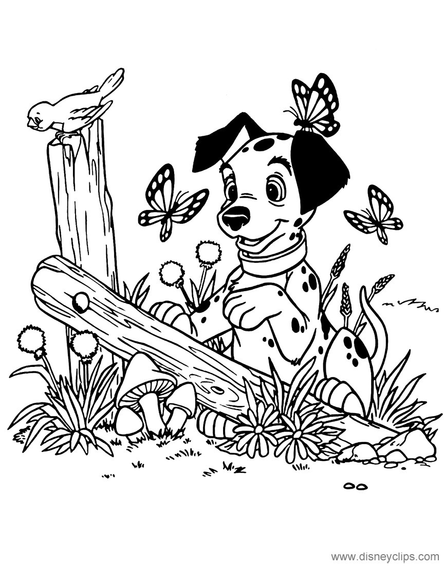 31 101 Dalmations Coloring Pages Printable 9