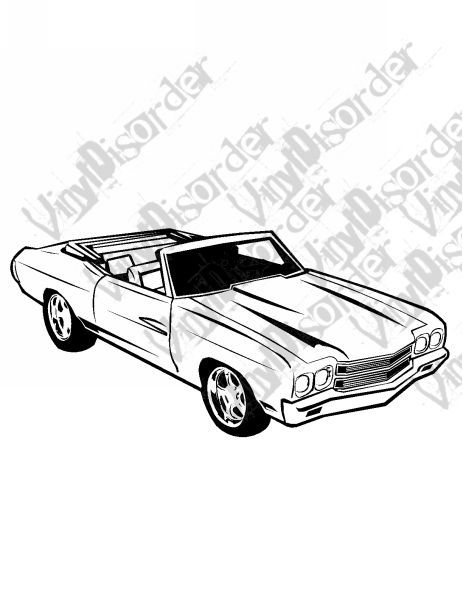 31 Chevelle SS Coloring Pages Printable 12