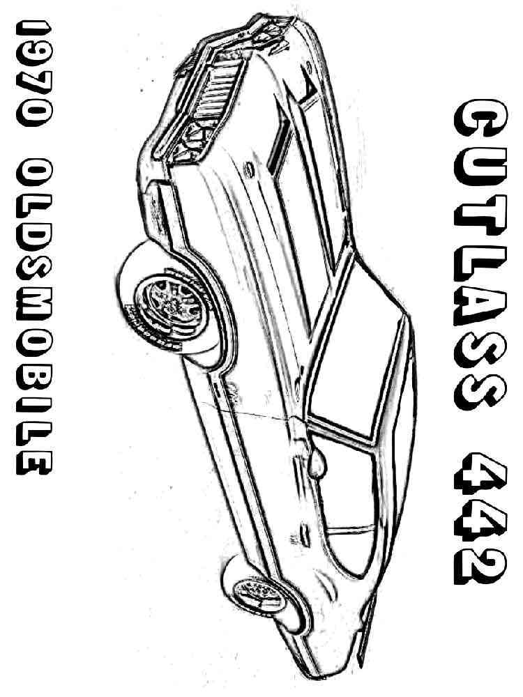 31 Chevelle SS Coloring Pages Printable 31