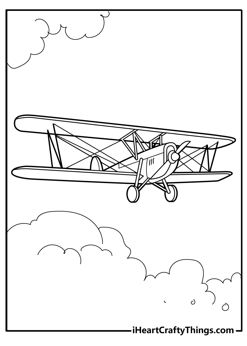 31 Creative Planes Coloring Pages Printable 20