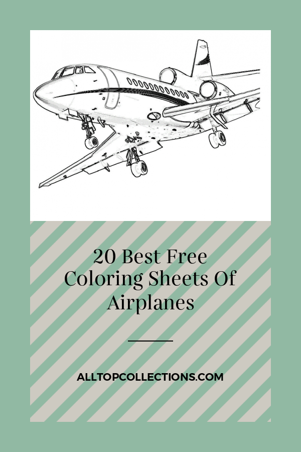 31 Creative Planes Coloring Pages Printable 22