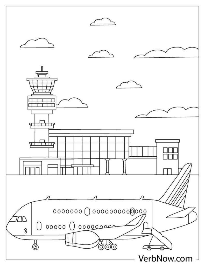 31 Creative Planes Coloring Pages Printable 4