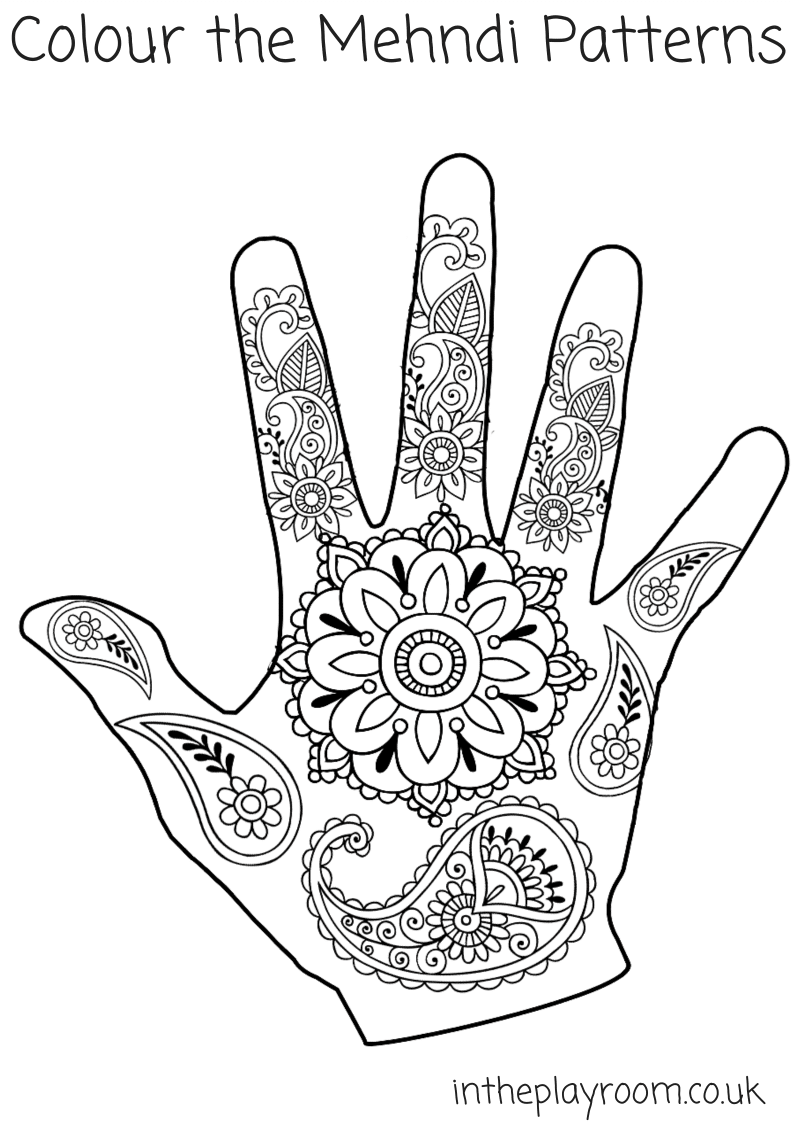 31 Handy Hands Coloring Pages Printable 1