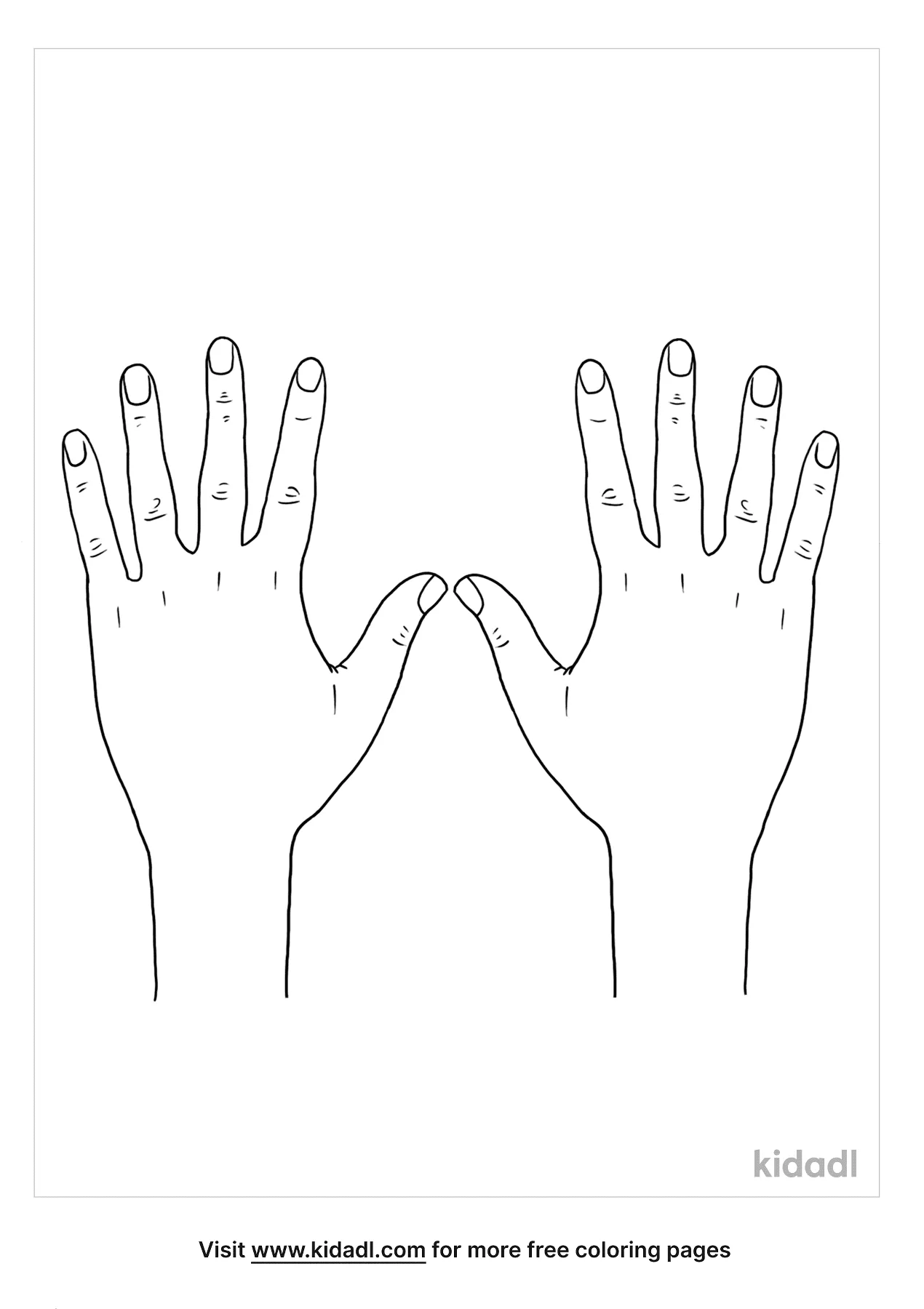 handy hands coloring pages printable jpg